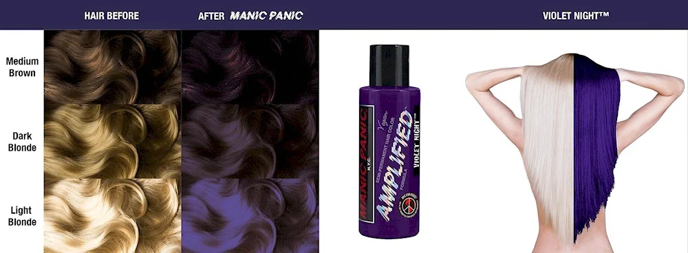 Bad girl hair dye Purple Storm
