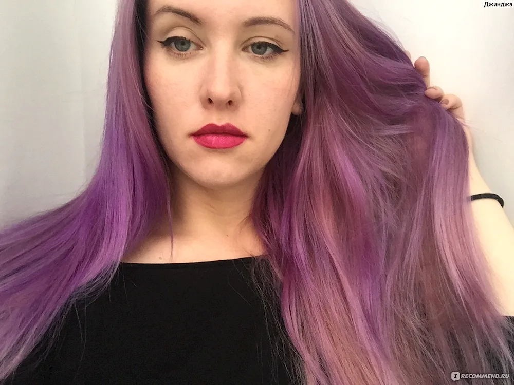 Purple hair