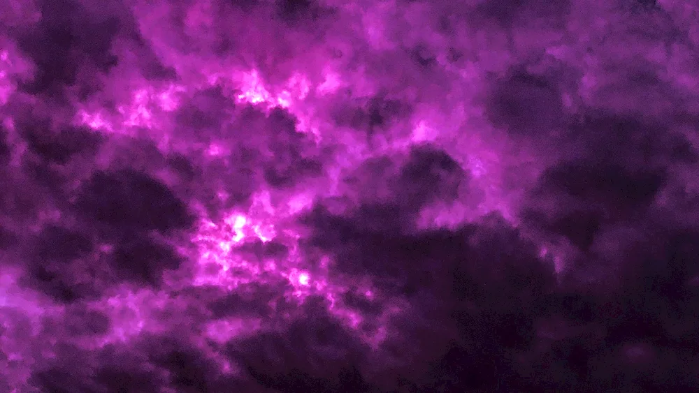 Purple cloud