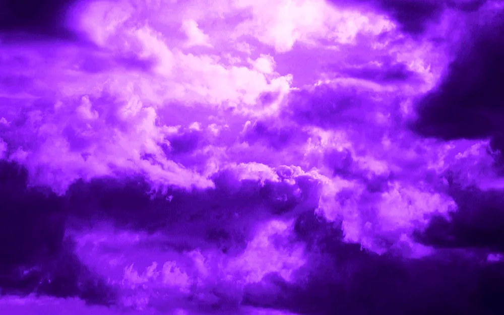 Purple cloud