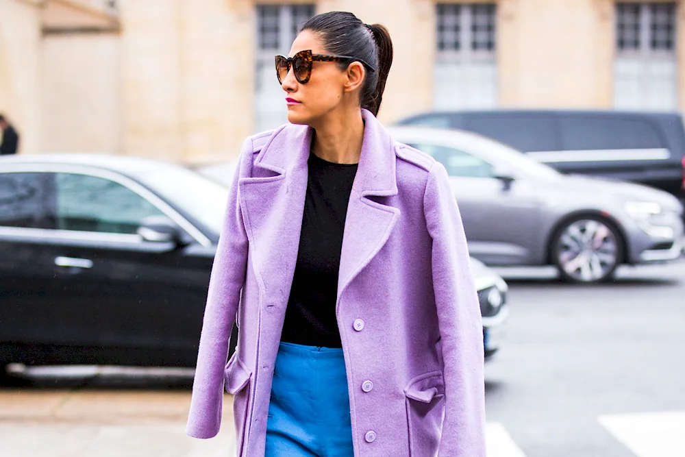 Purple coat