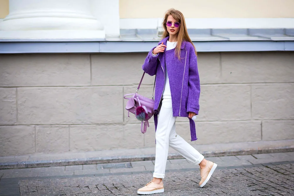 Purple coat