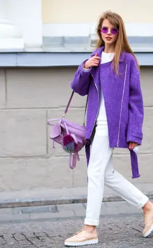 Purple coat