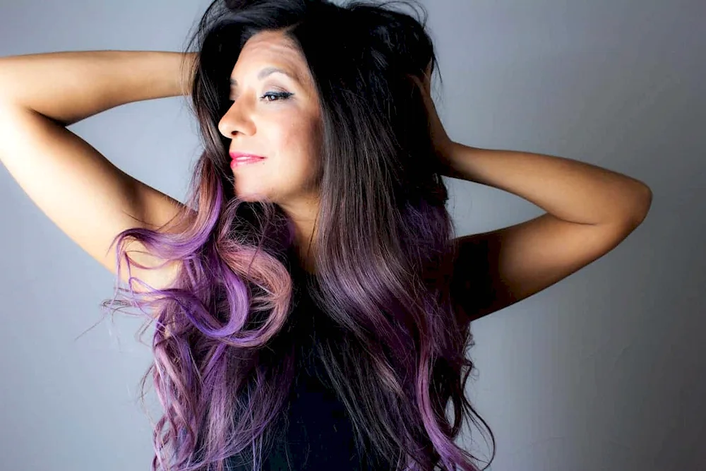 Purple strand ends