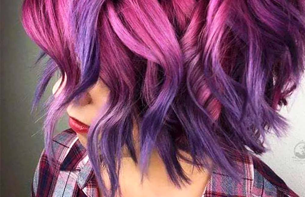 Purple hair