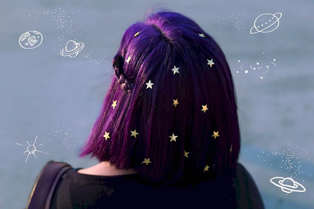 Creative hair colouring