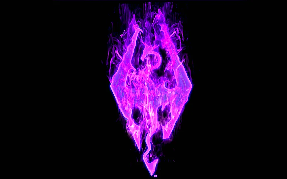 Purple fire