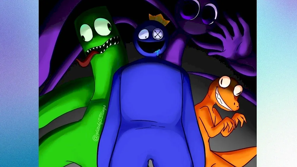 Purple Rainbow friend