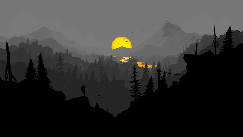 Firewatch background 4k