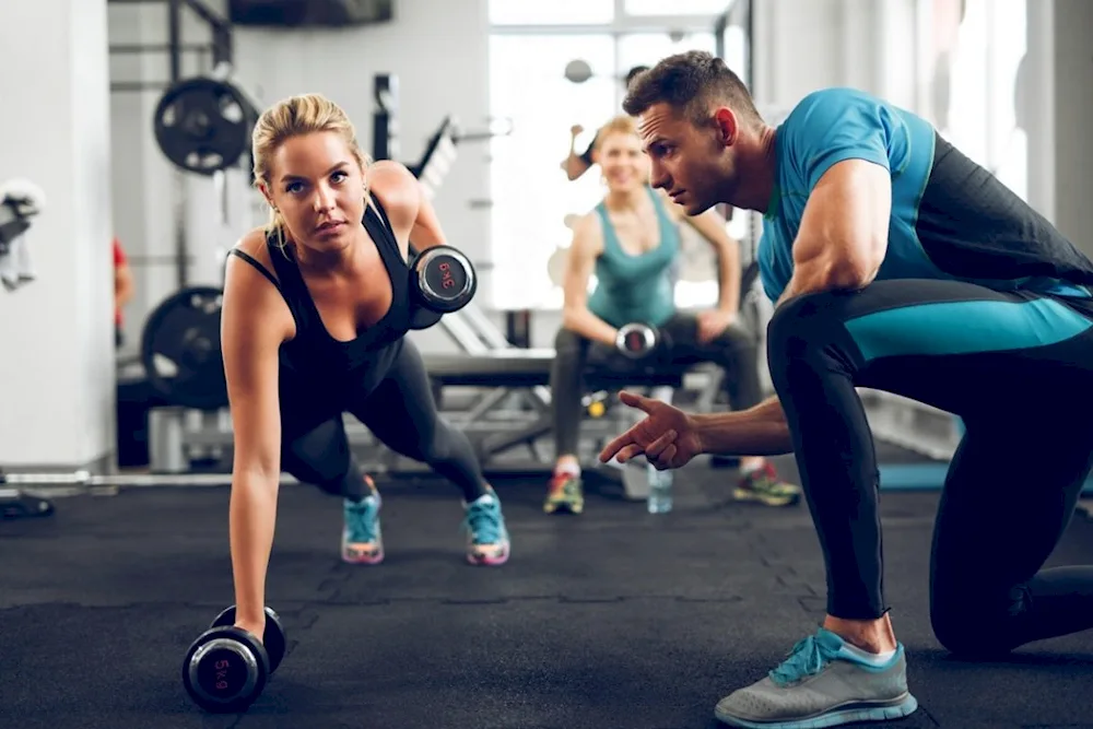 Girl and fitness