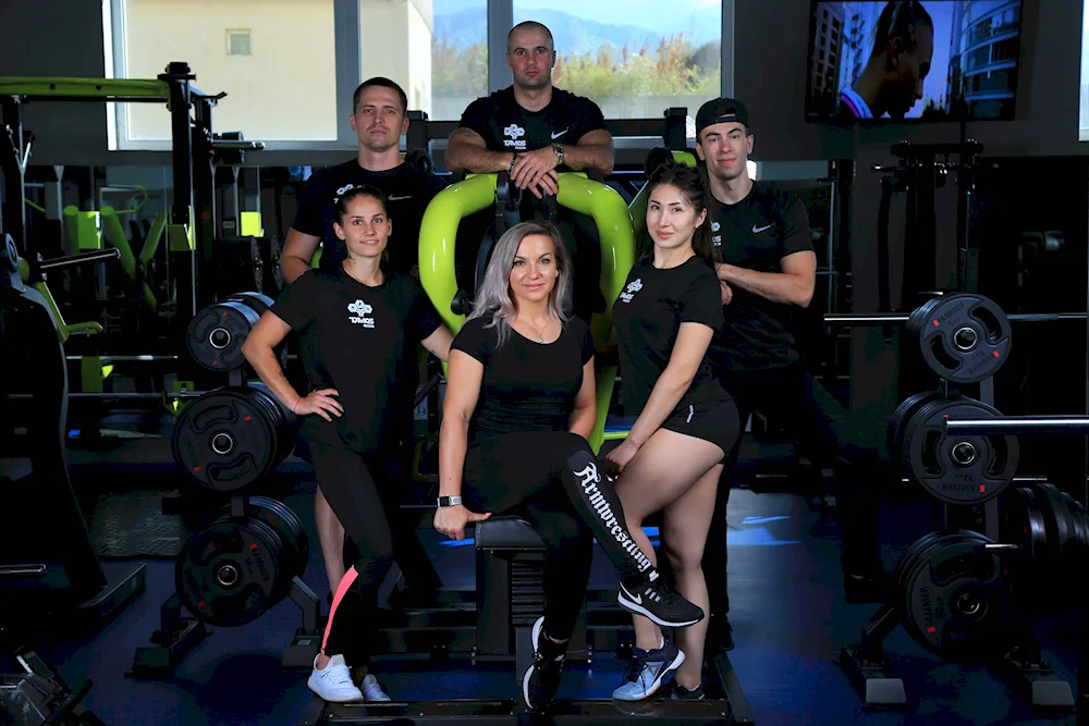 Photosession in the gym
