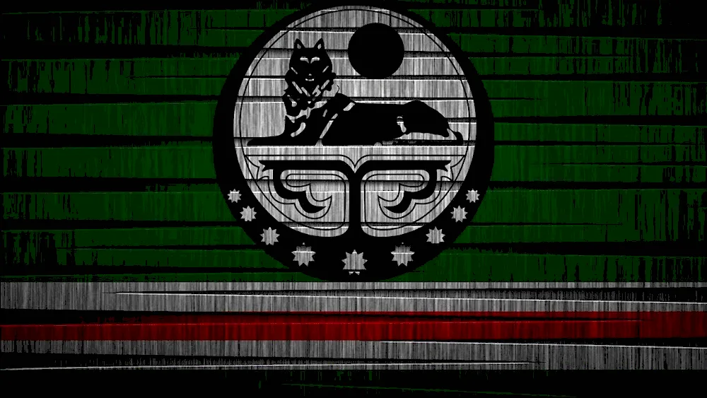 Flag of Chechnya and Ichkeria