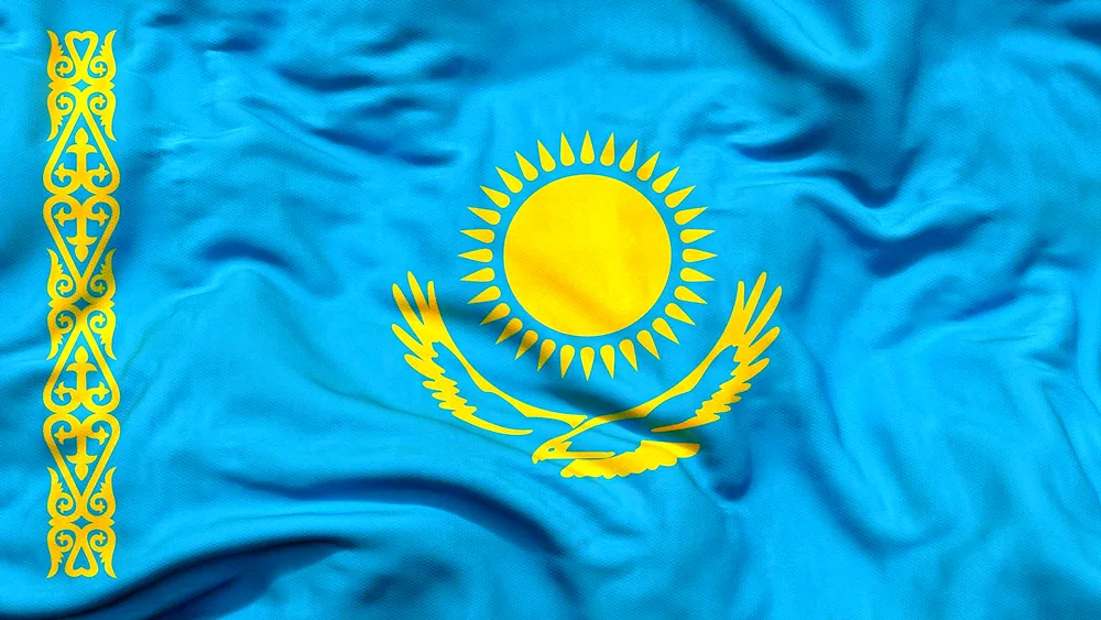 State flag of Kazakhstan