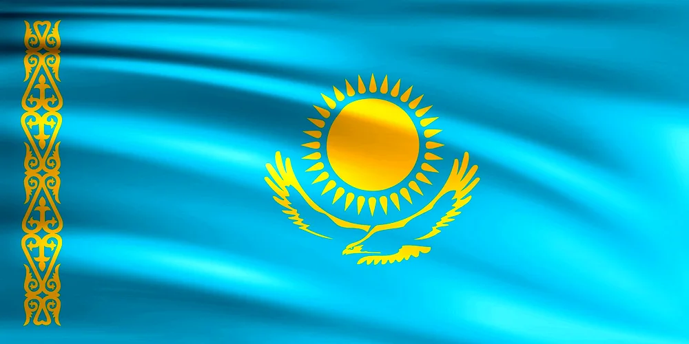 Flag of Kazakhstan