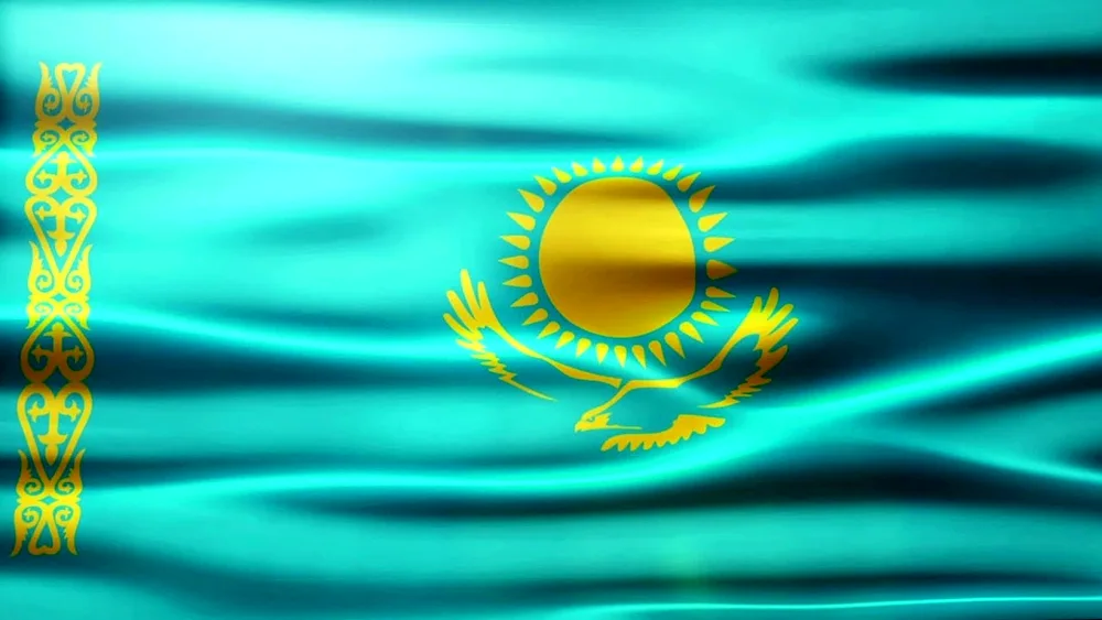 Flag of Kazakhstan