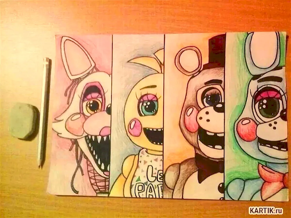 FNAF 2. drawings for drawing