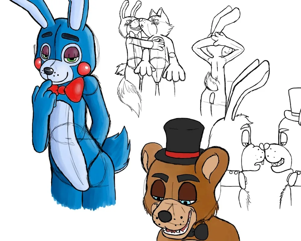 Freddie FNAF for drawing Freddie Bonnie