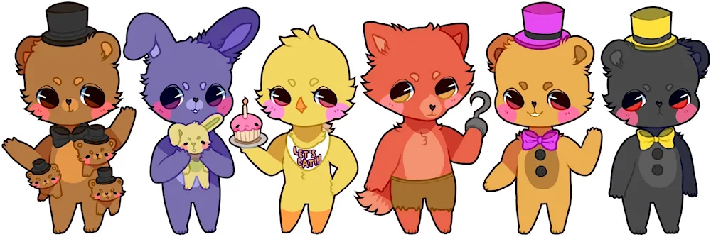 FNAF cute ANIMATRONICS