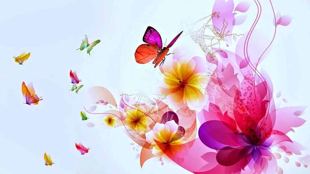 Butterfly painting