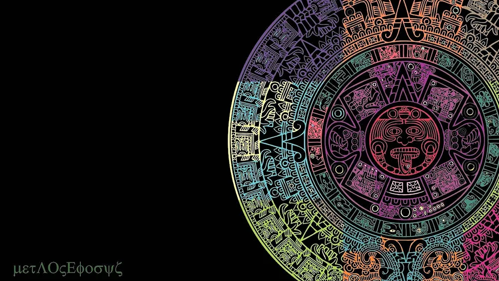 Mayan calendar background