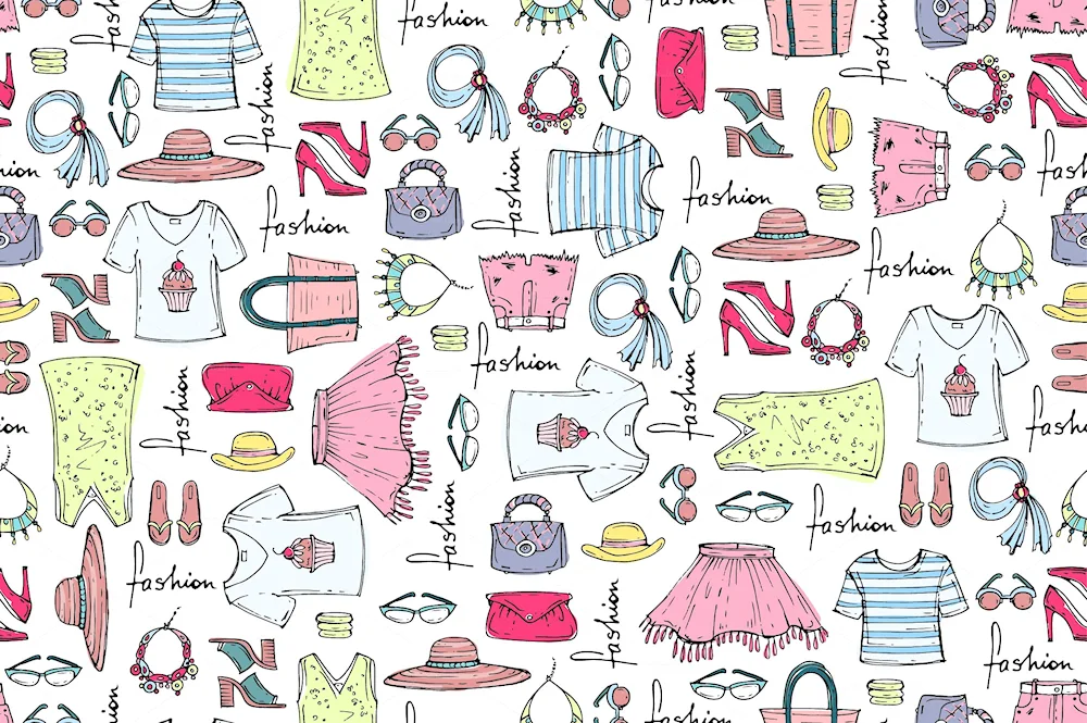 Clothing background for website