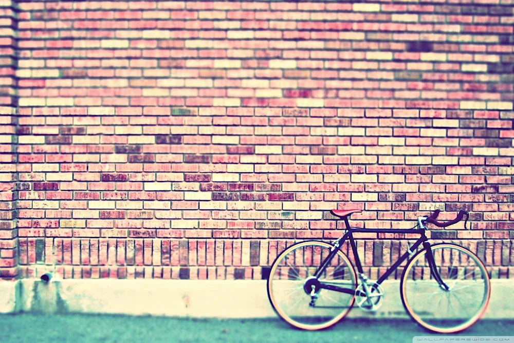 Brick wall drawing