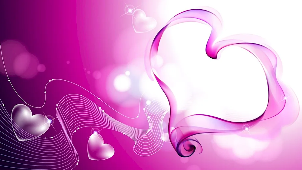 Hearts Valentine's Day background