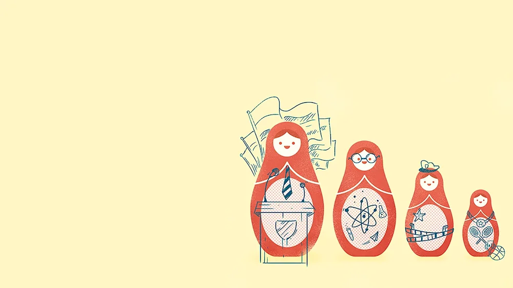 Matryoshka background