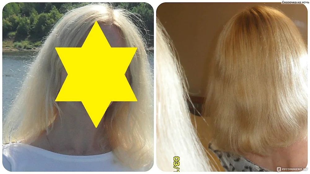 Hair lightening background
