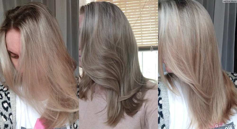 Hair lightening backgrounds