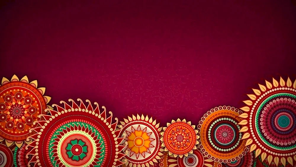 Russian folk style background