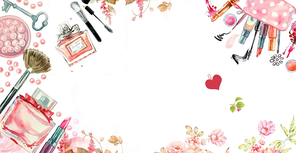Background for cosmetics