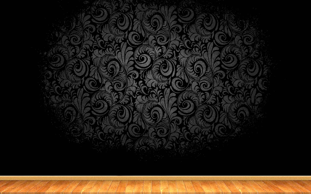 Black patterned background patterned