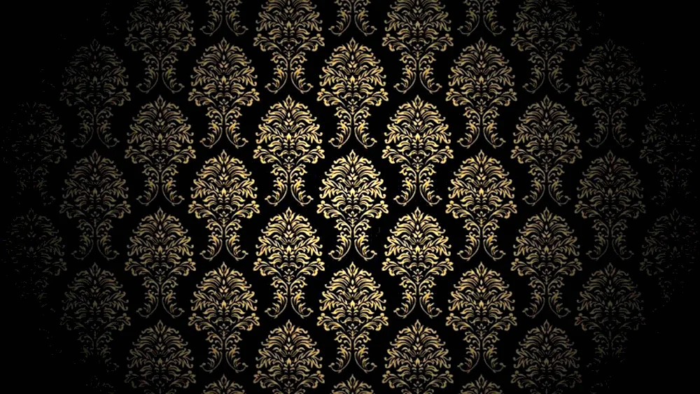 Black gold background