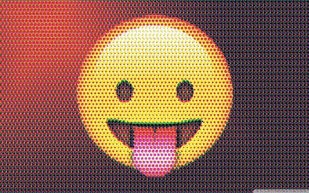 Cool emoji background