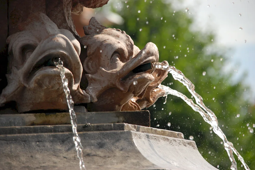 Fountain Triton fountain in Peterhof