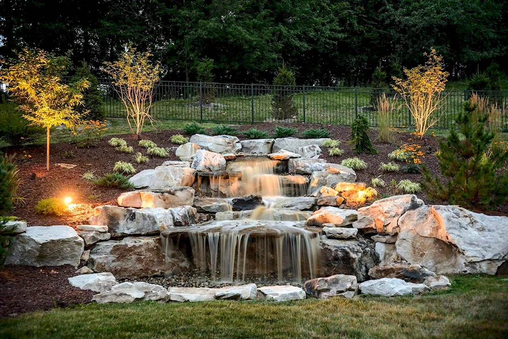 Fountain outdoor waterfall Cascade