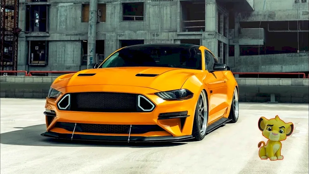 Ford Mustang 2020 yellow