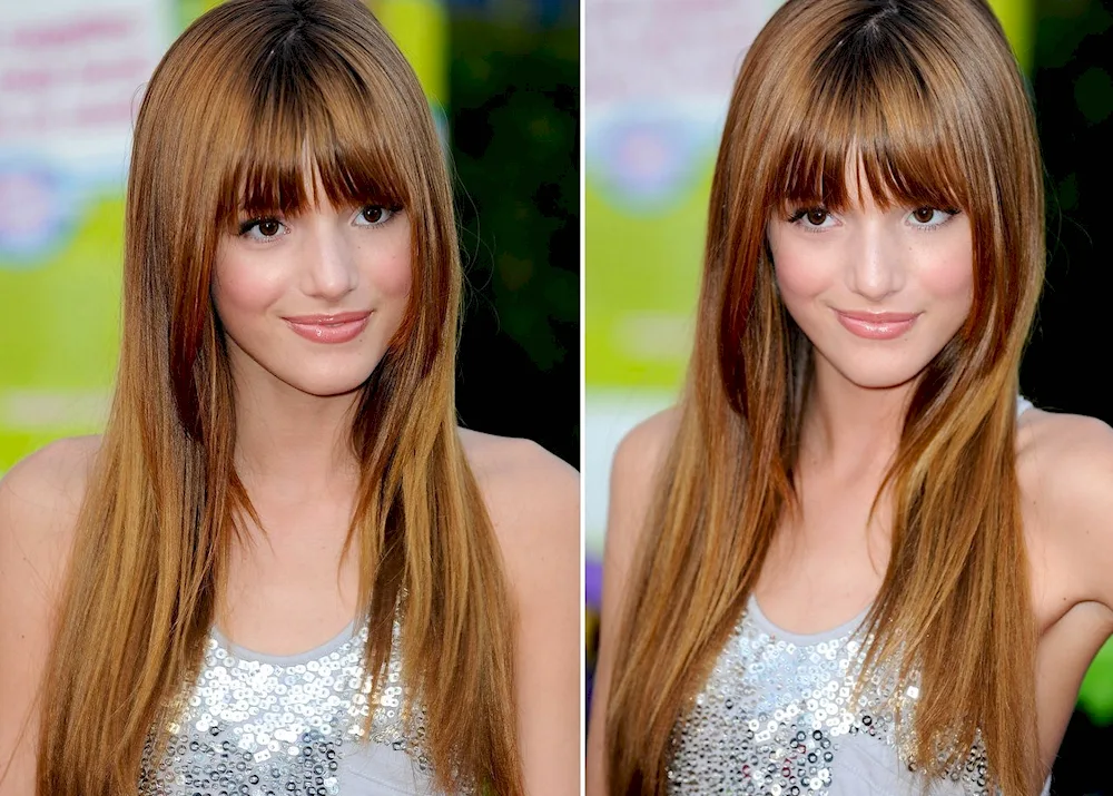 Bangs for long hair