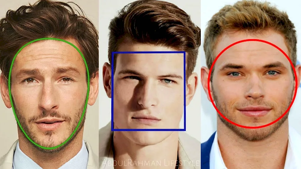 Facial shapes for men