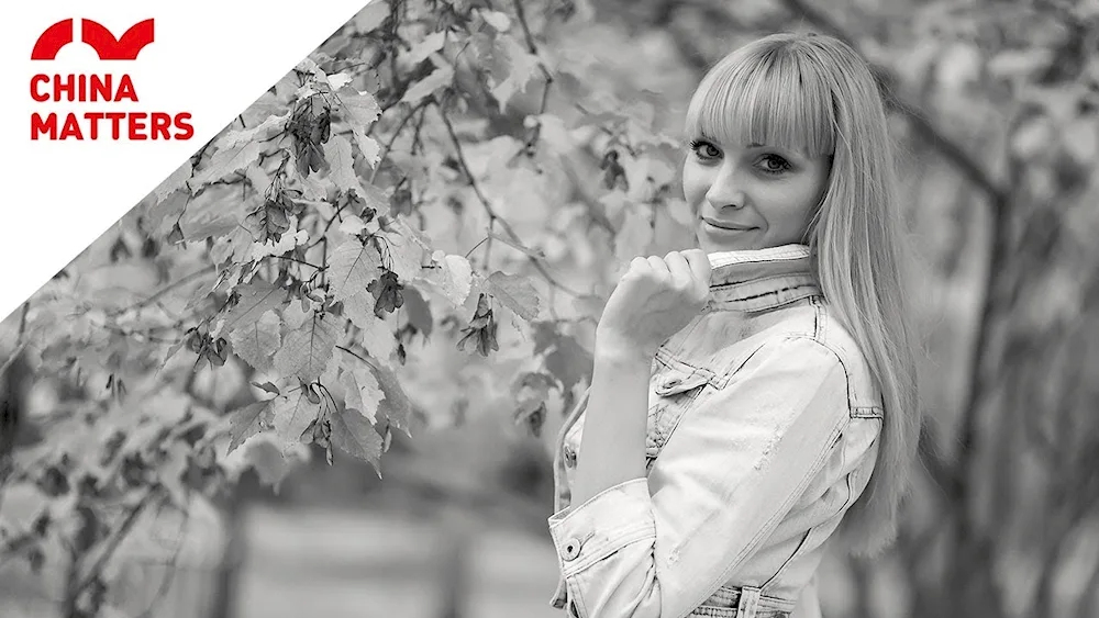 Photos of girls in the park in summer