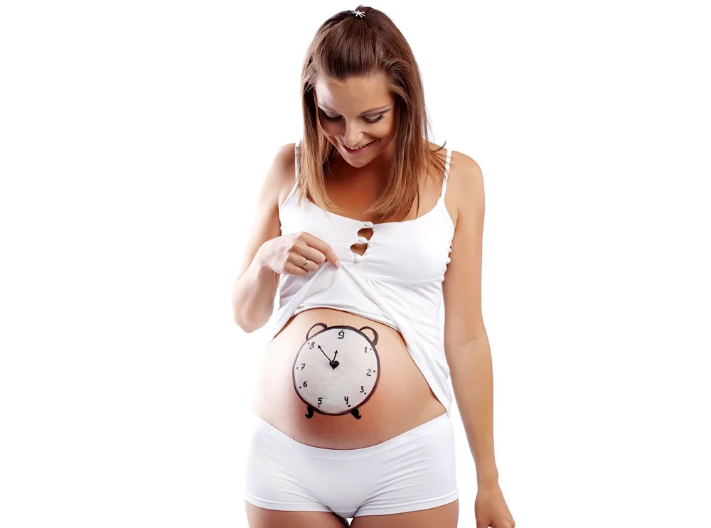 Pregnant woman girl