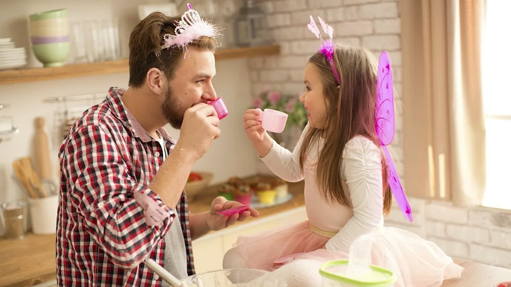 Father and daughter photo shoot