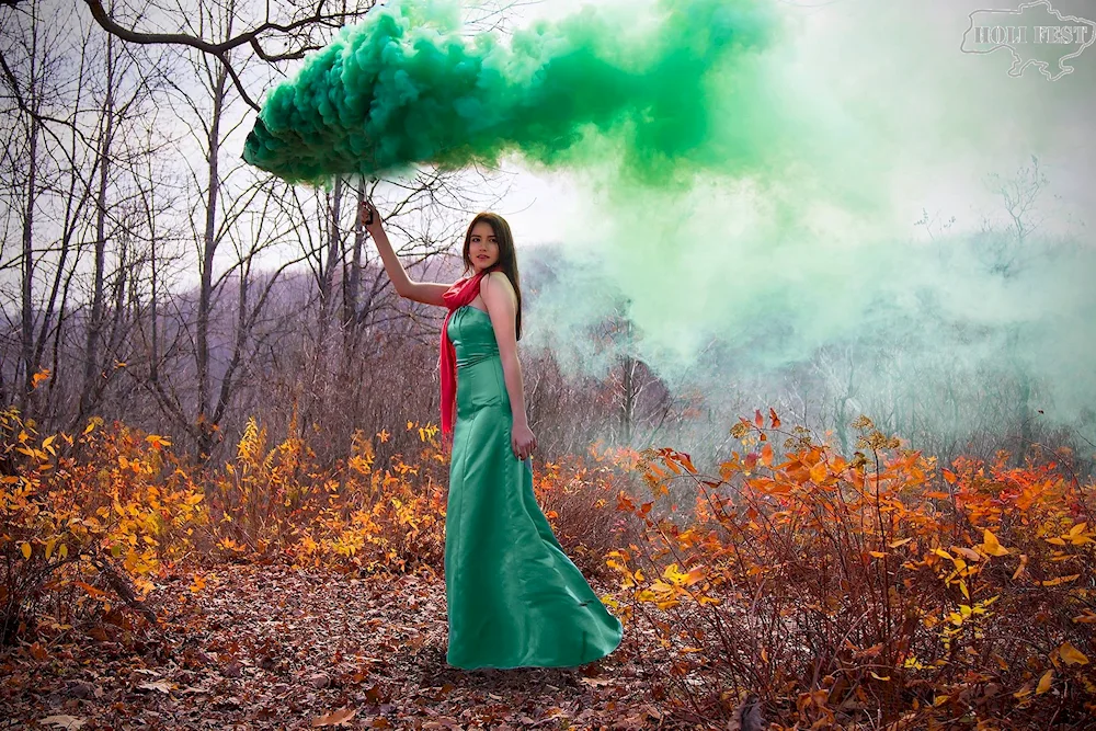 Coloured smoke red 60sec