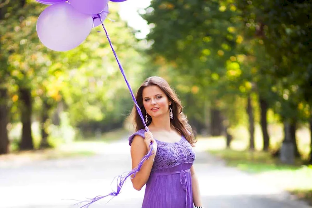 Photoshoot with balloons