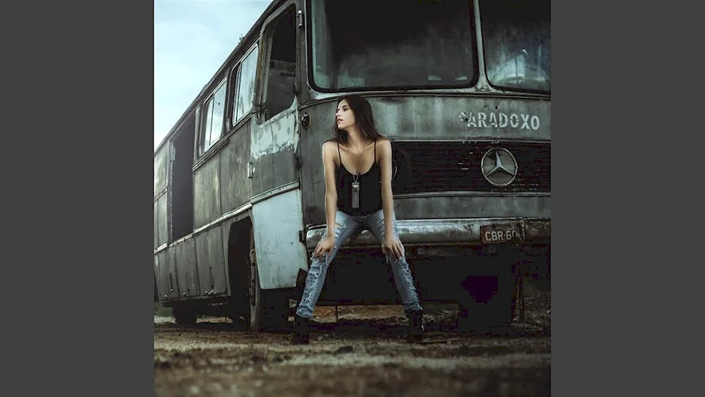 Photoshoot in the bus