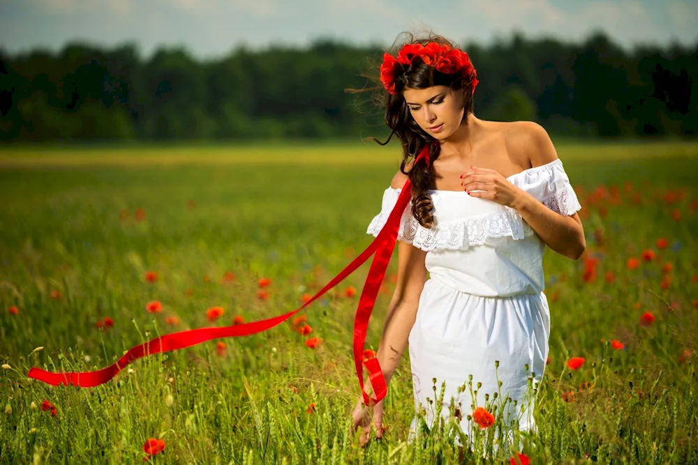 Photoshoot in the field