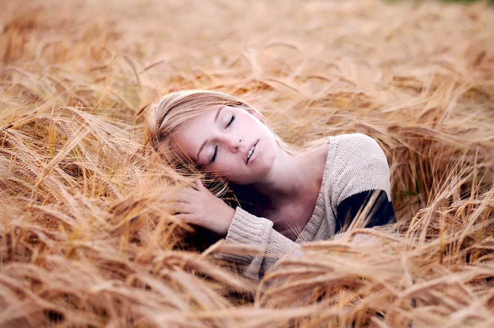 Photoshoot in the field