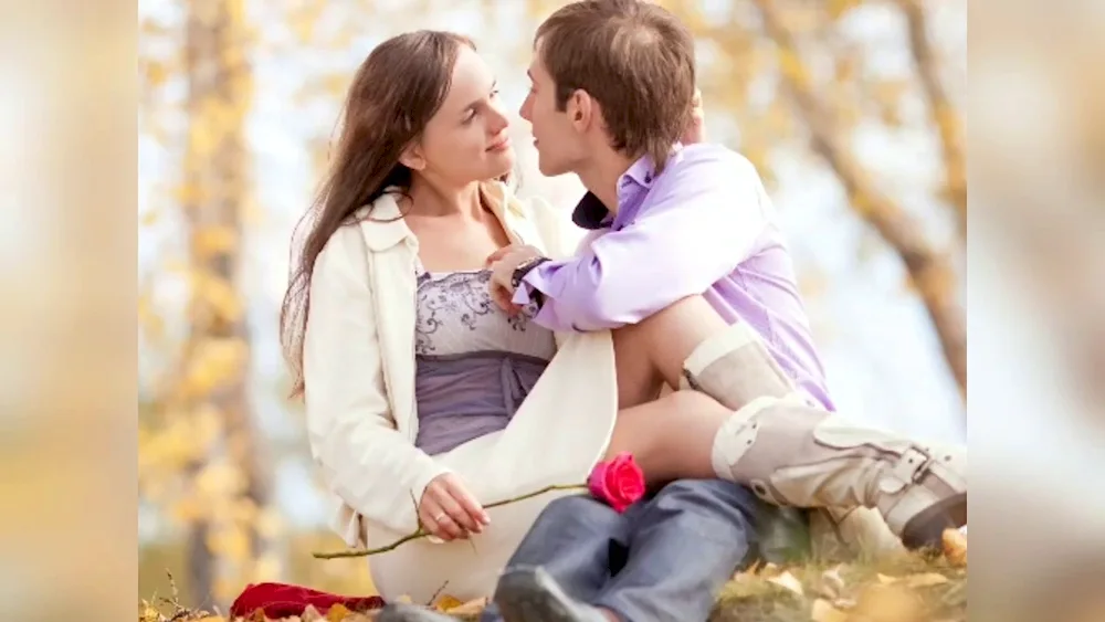 Couple on the seashore