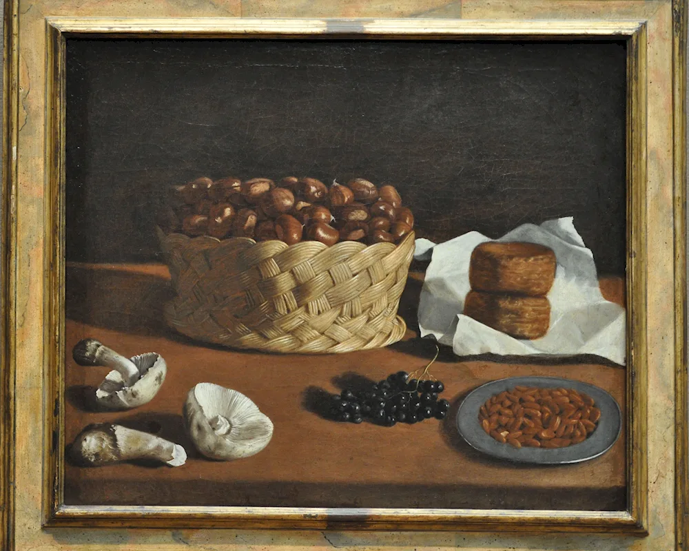 Still life in tempera